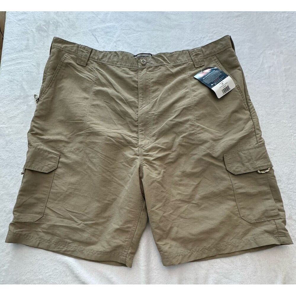 NEW Wrangler 46w TAN Performance Hybrid Mens Short 10" Inseam ~ FAST Shipping‎ - Picture 7 of 8
